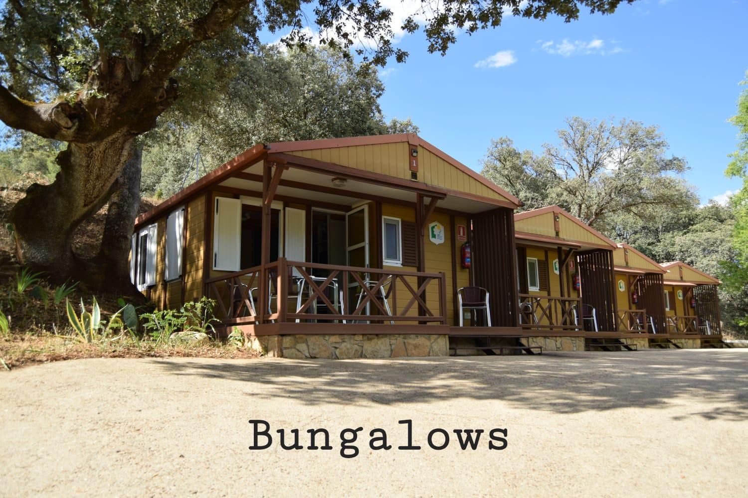 Bungalows, Camping Vega De Francia Sotoserrano 외부 사진